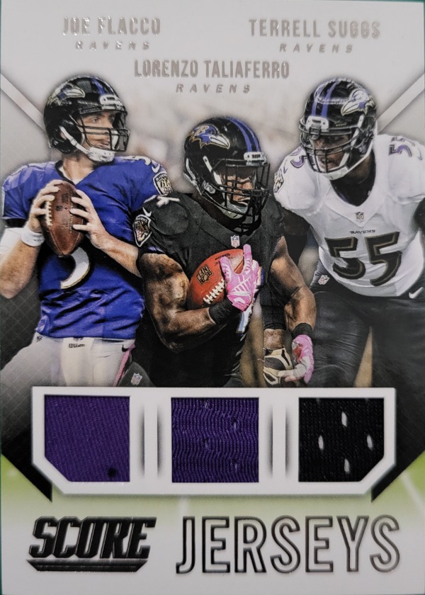 Joe Flacco, Lorenzo Taliaferro, Terrell Suggs