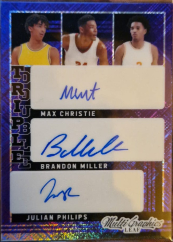 Max Christie / Brandon Miller / Julian Philips