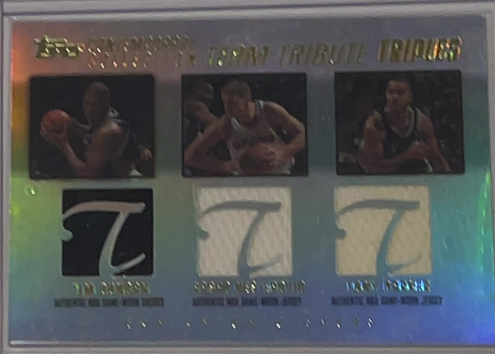 Tim Duncan / Rasho Nesterovic / Tony Parker