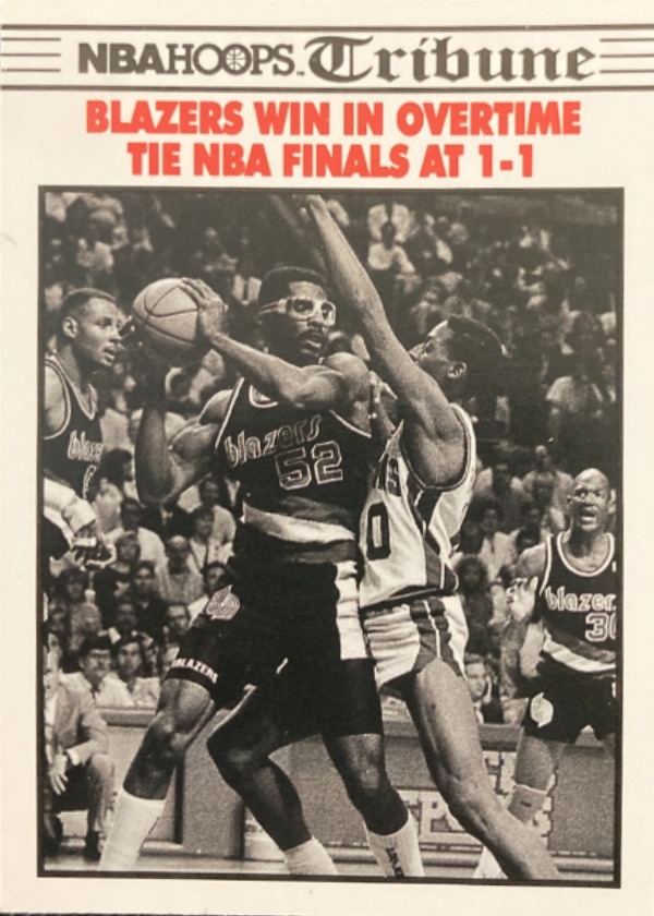 Blazers Win in Overtime Tie NBA Finals At 1-1