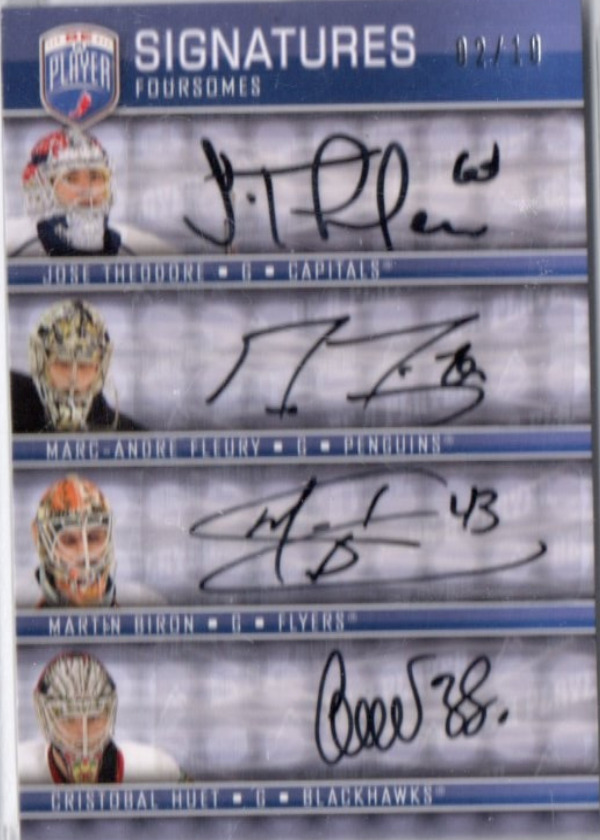 Jose Theodore, Marc-Andre Fleury, Martin Biron, Cristobal Huet