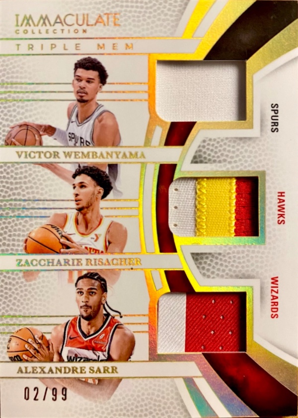 Victor Wembanyama / Zaccharie Risacher / Alexandre Sarr