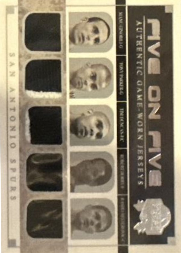 Manu Ginobili, Tony Parker, Tim Duncan, David Robinson, George Gervin