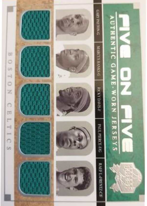 Gary Payton, Marcus Banks, Ricky Davis, Paul Pierce, Raef LaFrentz