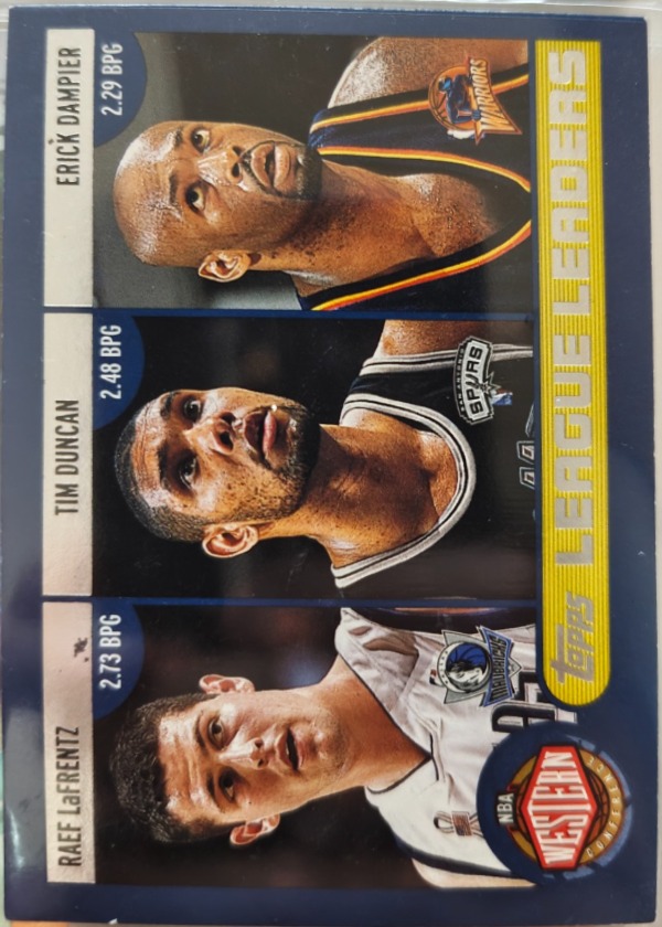 Erick Dampier / Tim Duncan / Raef LaFrentz