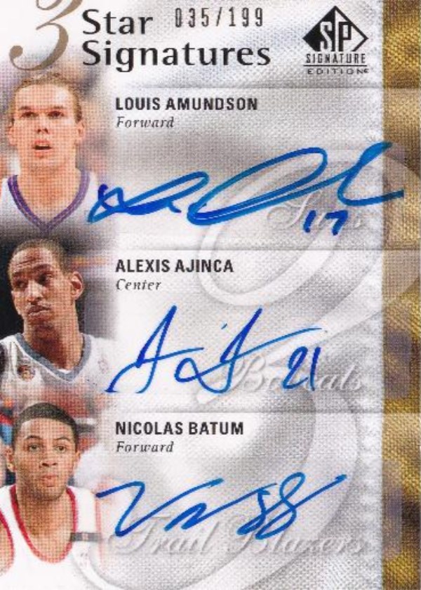 Alexis Ajinca & Louis Amundson & Nicolas Batum
