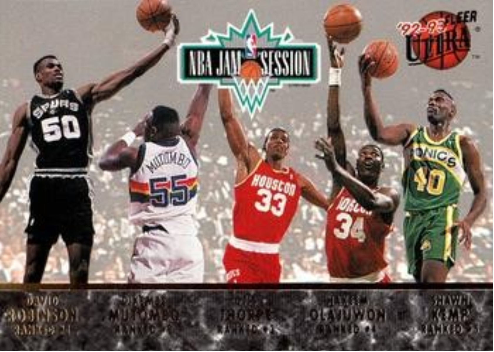 David Robinson / Dikembe Mutombo / Otis Thorpe / Hakeem Olajuwon / Shawn Kemp