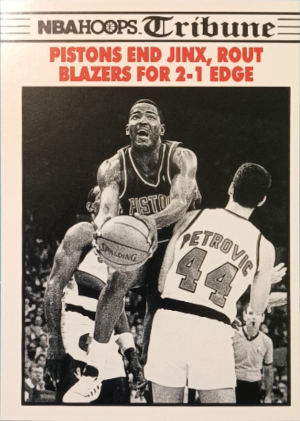 Pistons End Jinx, Rout Blazers for 2-1 Edge
