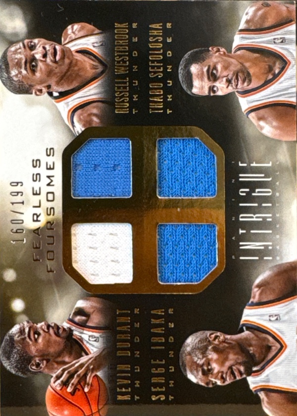 Russell Westbrook, Thabo Sefolosha, Kevin Durant, Serge Ibaka