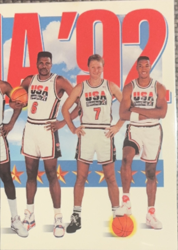 Chris Mullin / Charles Barkley / David Robinson / Michael Jordan / John Stockton / Karl Malone / Earvin Johnson / Patrick Ewing / Larry Bird / Scottie Pippen